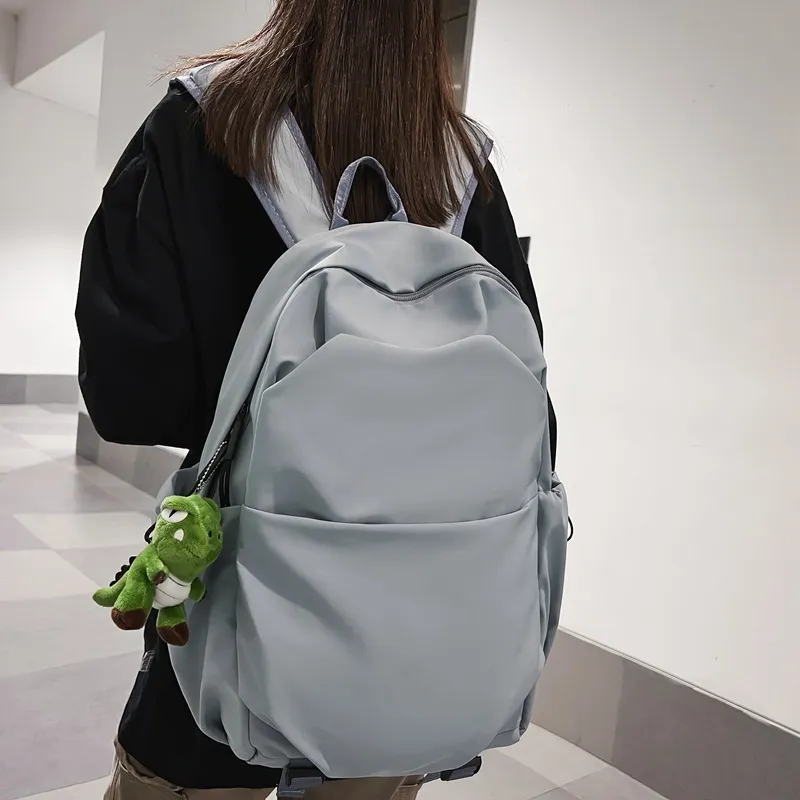 PESASRIE Nylon Backpack Unisex Multicolor-3