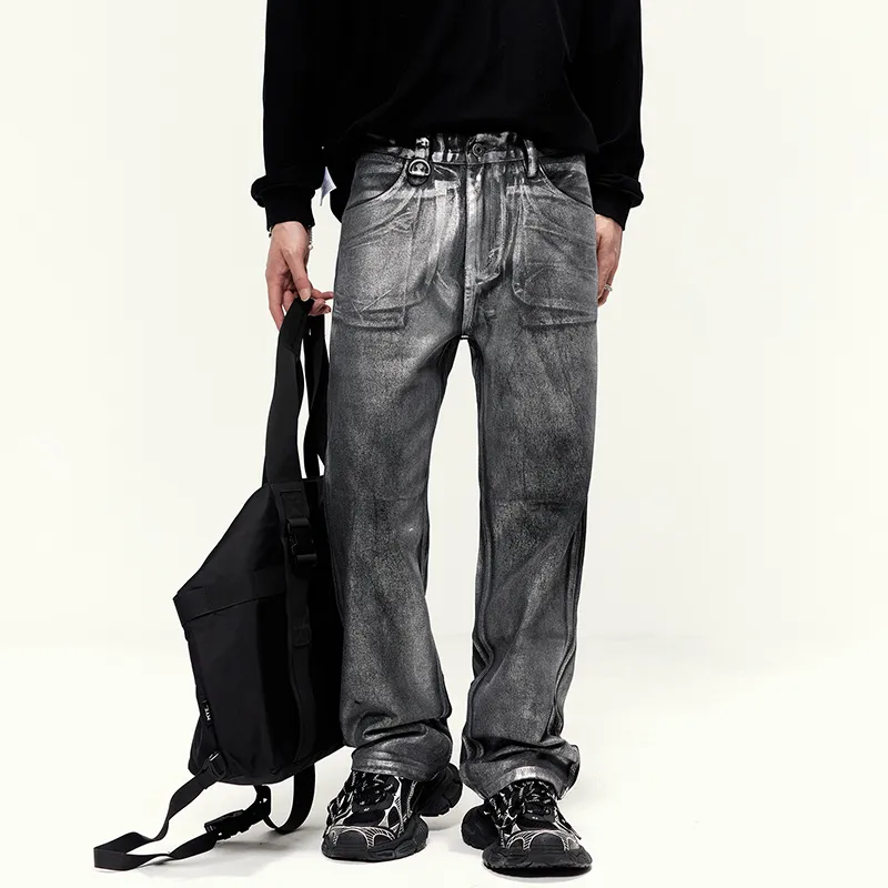 Zanzas Jeans Men's Silver Black-5