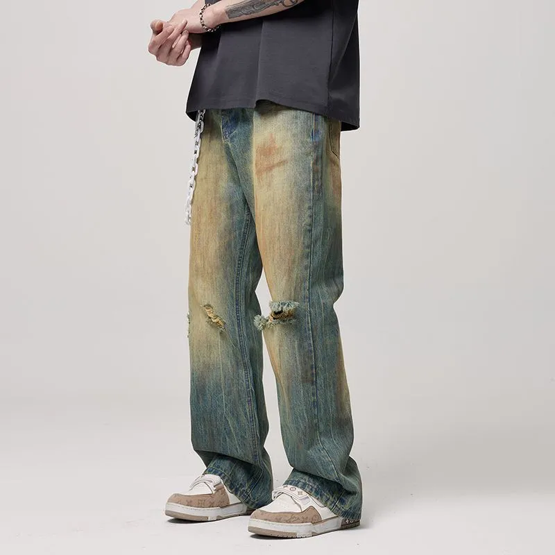 Zanzas Jeans Unisex Yellow Mud-3