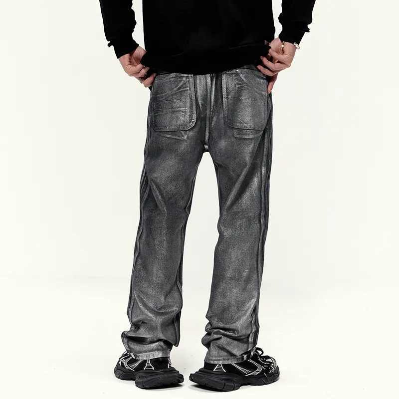 Zanzas Jeans Men's Silver Black-3