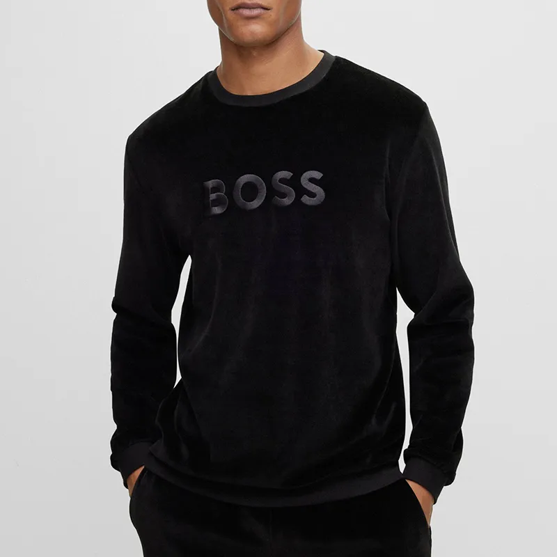 HUGO BOSS SS24 Sweatshirt Men's Black-3
