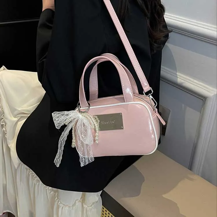 Champion Cub PU Handbag Regular Women's Pink/White/Red/Blue/Black-1