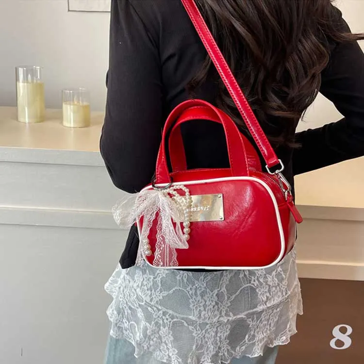 Champion Cub PU Handbag Regular Women's Pink/White/Red/Blue/Black-12