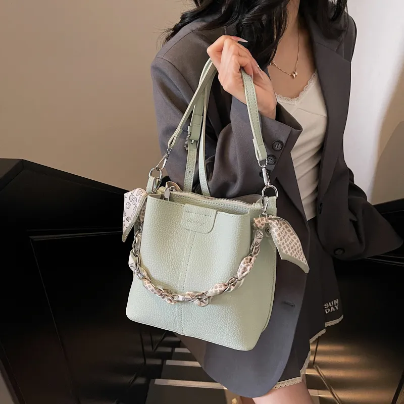 Champion Cub PU Bucket Bags Crossbody Bag, Shoulder Bag Women's Multicolor-15