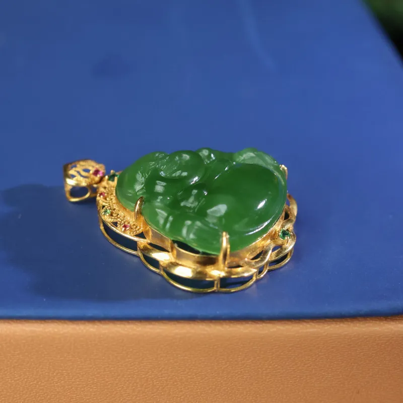 Qingjing Pendants Jasper Unisex-2