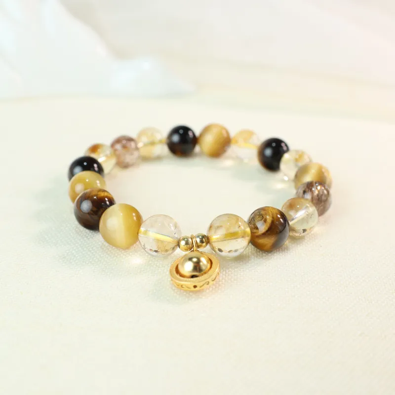 Qingjing Tiger's Eye Stone Bracelets Unisex-7
