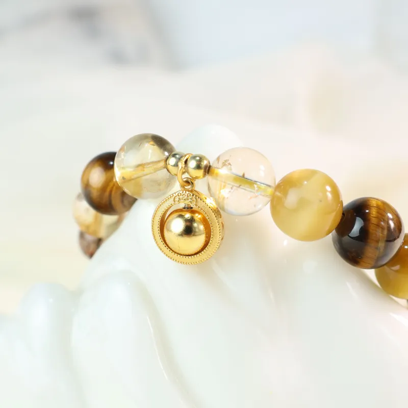 Qingjing Tiger's Eye Stone Bracelets Unisex-6