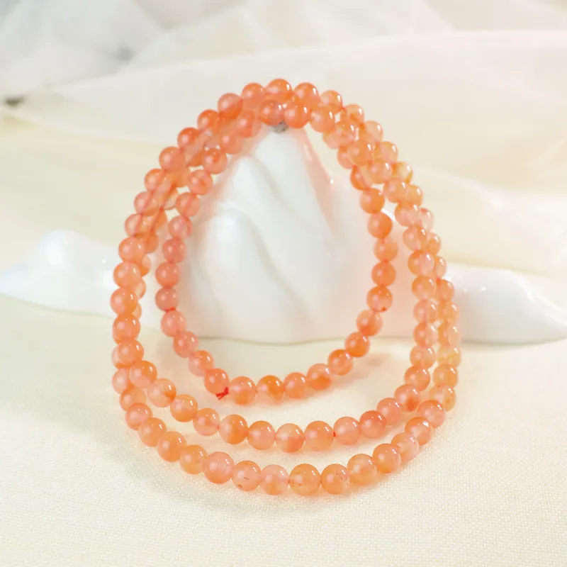 Qingjing Southern Red Agate Bracelets Unisex-2