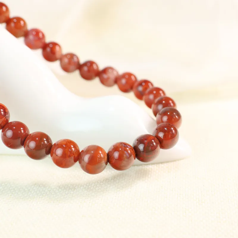 Qingjing Southern Red Agate Bracelets Unisex-5