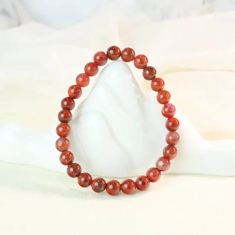 Qingjing Southern Red Agate Bracelets Unisex-3