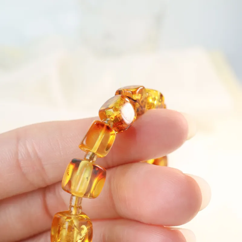Qingjing Amber Bracelets Unisex-1