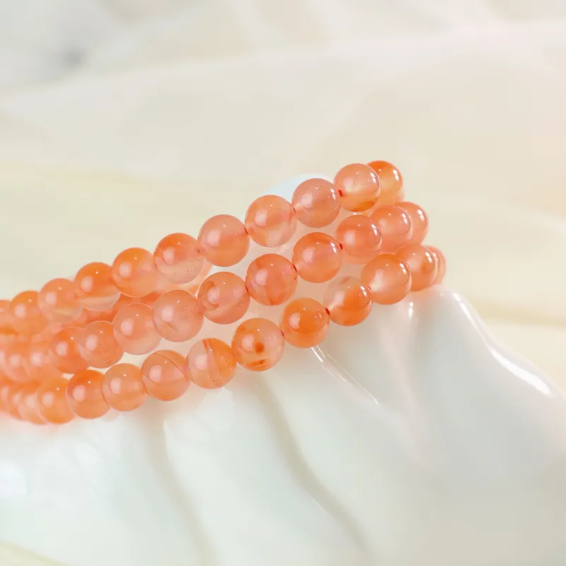 Qingjing Southern Red Agate Bracelets Unisex-3