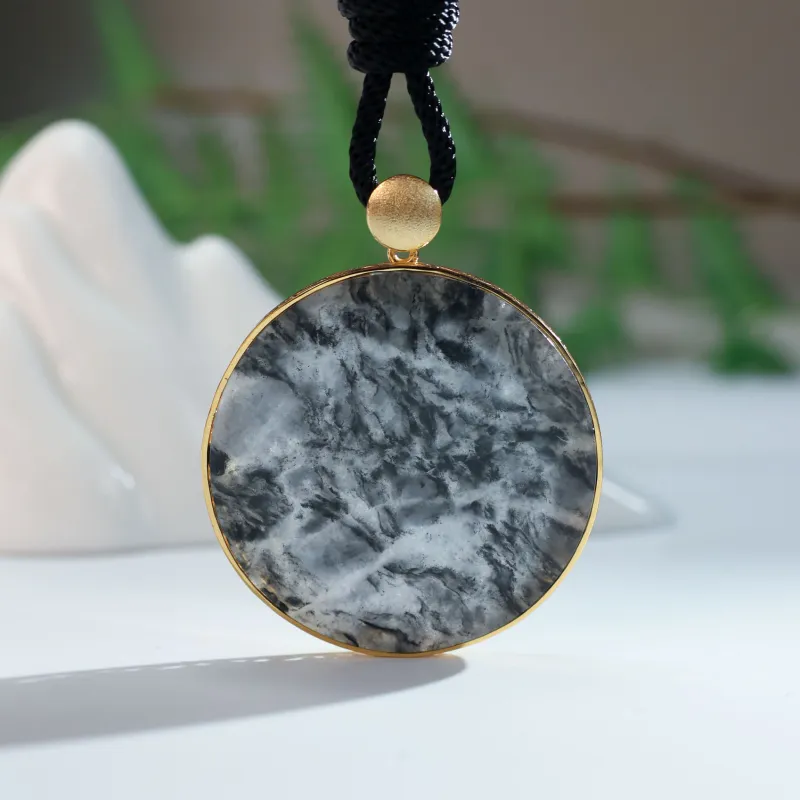 Qingjing Ice Type Jadeite Pendants Unisex-1