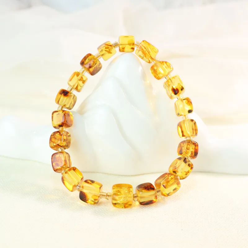 Qingjing Amber Bracelets Unisex-3