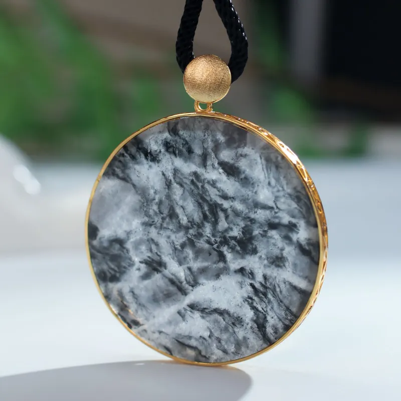Qingjing Ice Type Jadeite Pendants Unisex-7