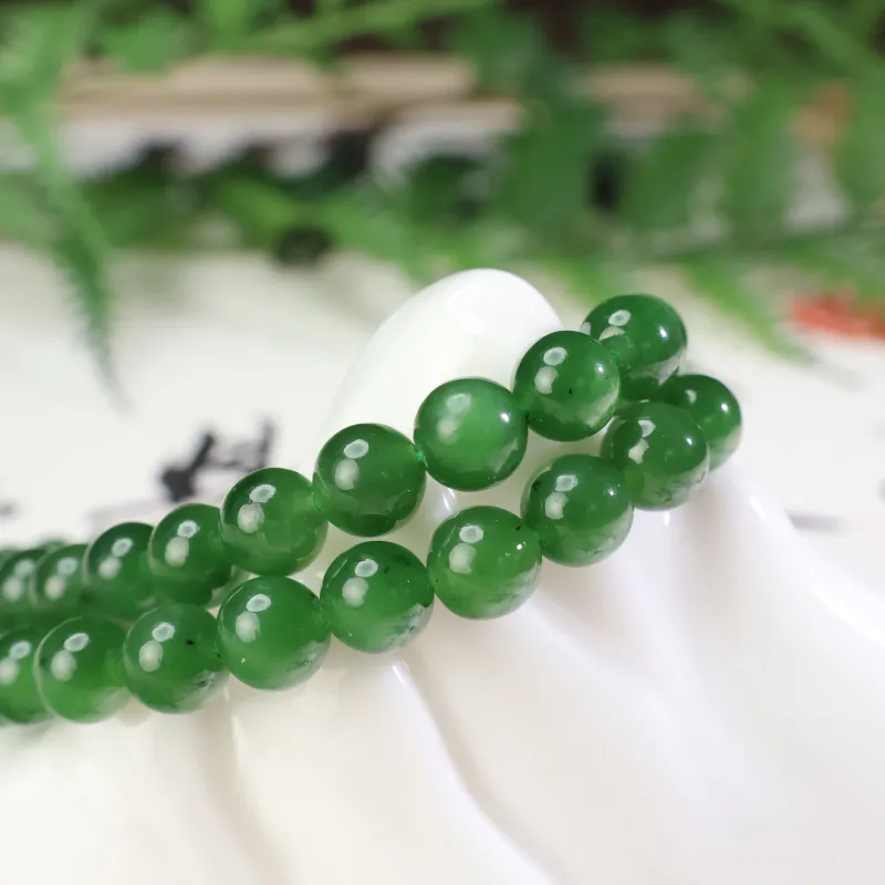 Qingjing Hetian Jade Necklaces Jasper Women's-4