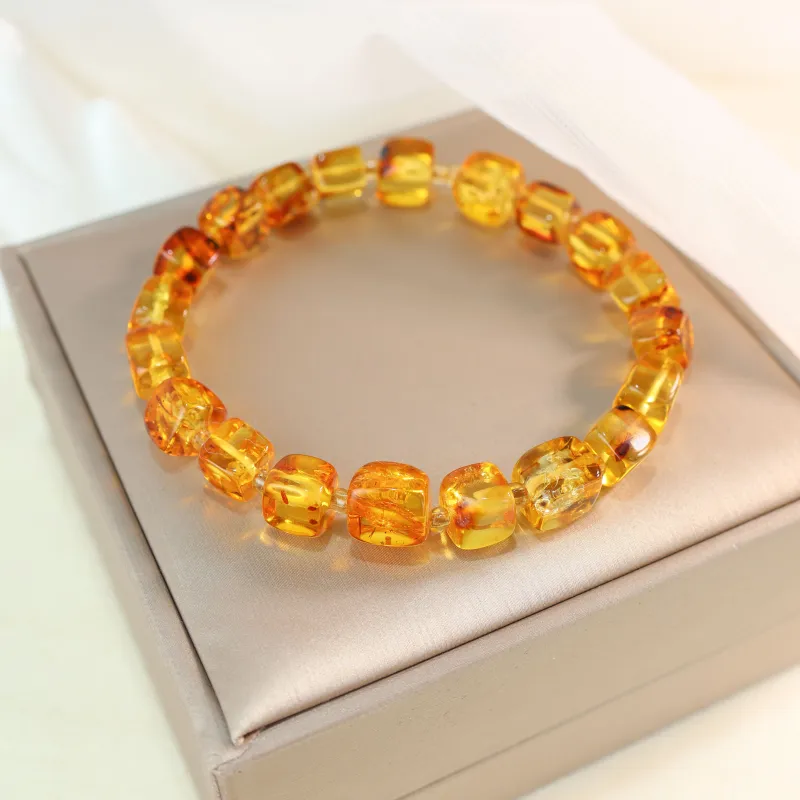Qingjing Amber Bracelets Unisex-7