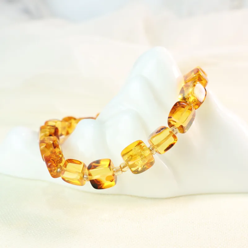 Qingjing Amber Bracelets Unisex-4