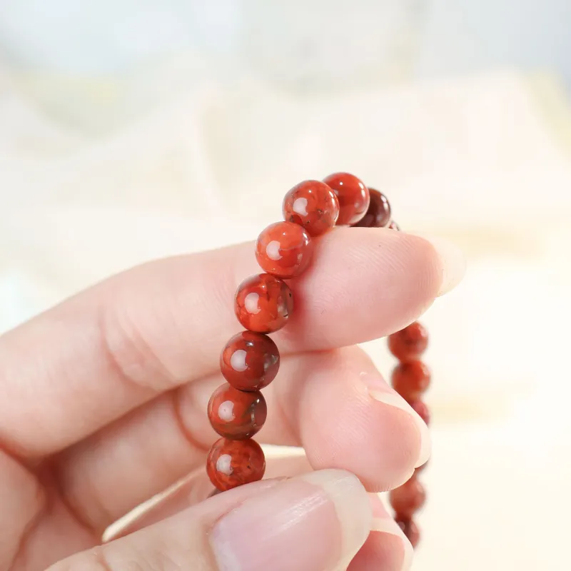 Qingjing Southern Red Agate Bracelets Unisex-1