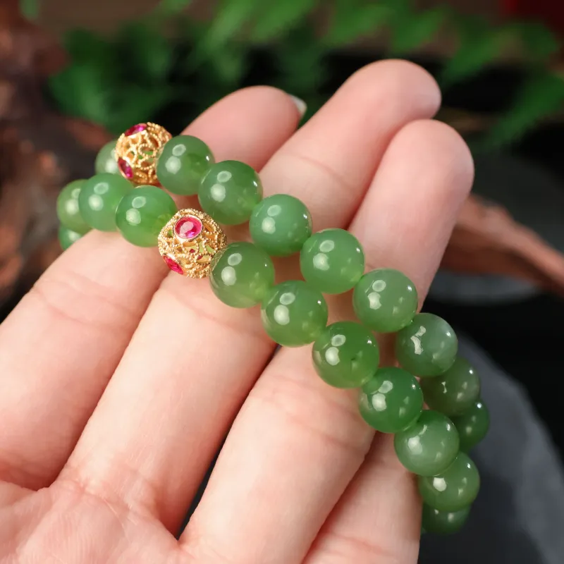 Qingjing Bracelets Jasper Women's-6