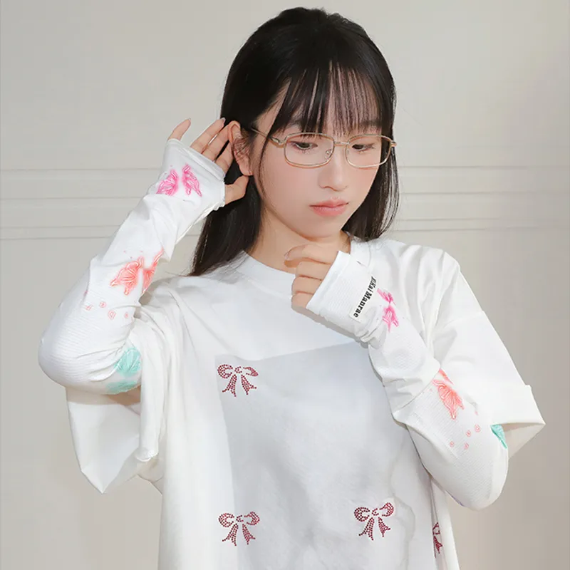 Classmate Yang Polyester Sun Protection Sleeves Women's-2