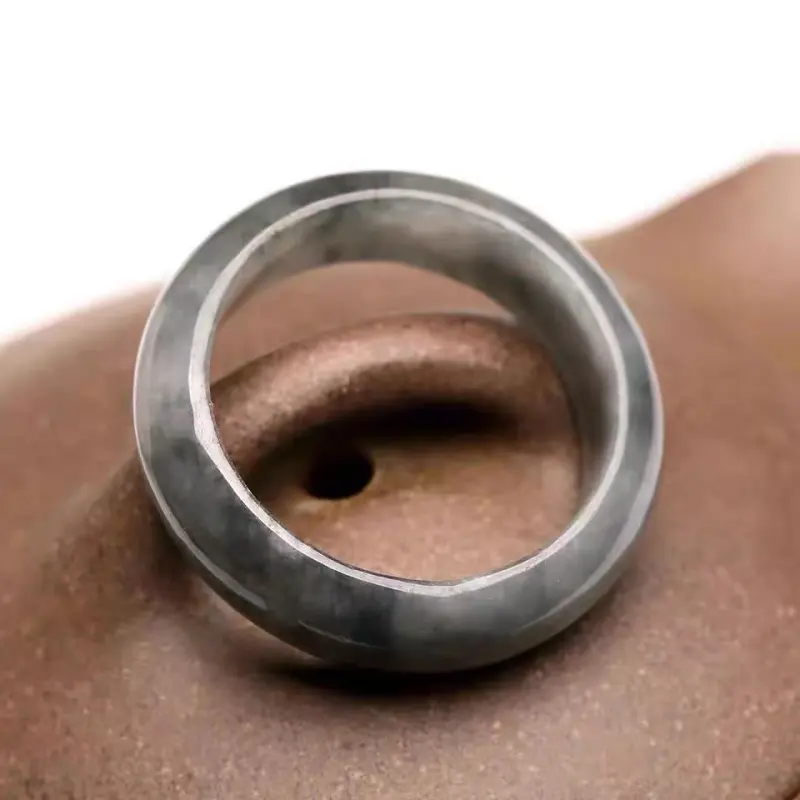 Bailiang Glutinous Jade Rings Unisex-1