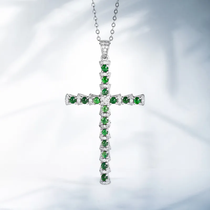 Royal Dragon Mirror Ice Glutinous Necklaces Women's-3
