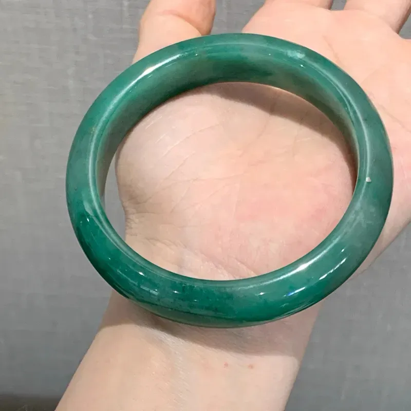 Royal Dragon Mirror African Emerald Bangles Women's-4