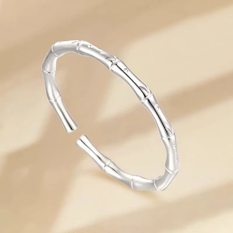 Royal Dragon Mirror 999 Fine Silver Bangles Women's-5