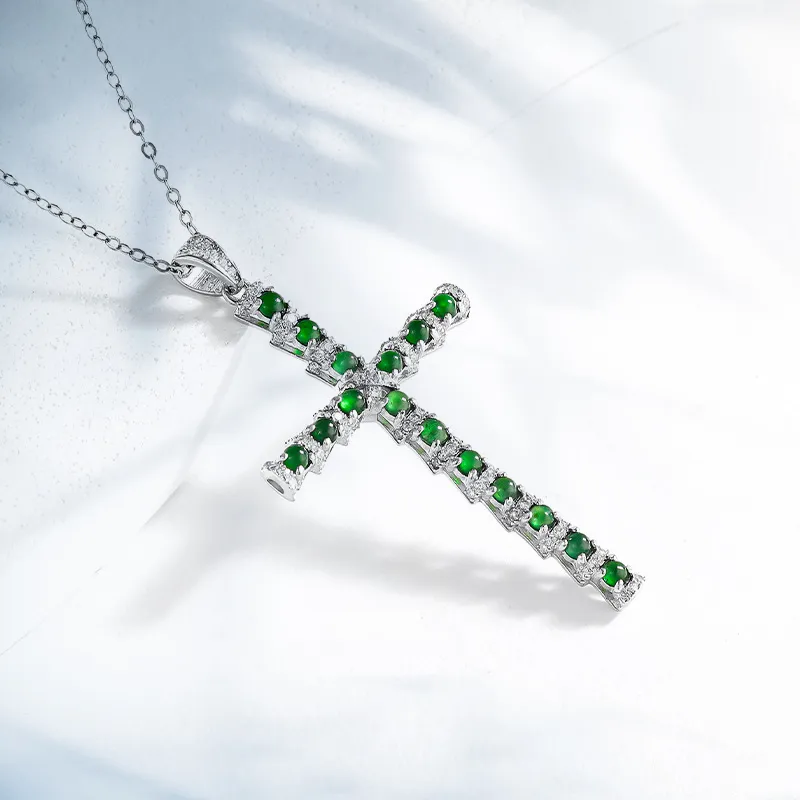 Royal Dragon Mirror Ice Glutinous Necklaces Women's-2