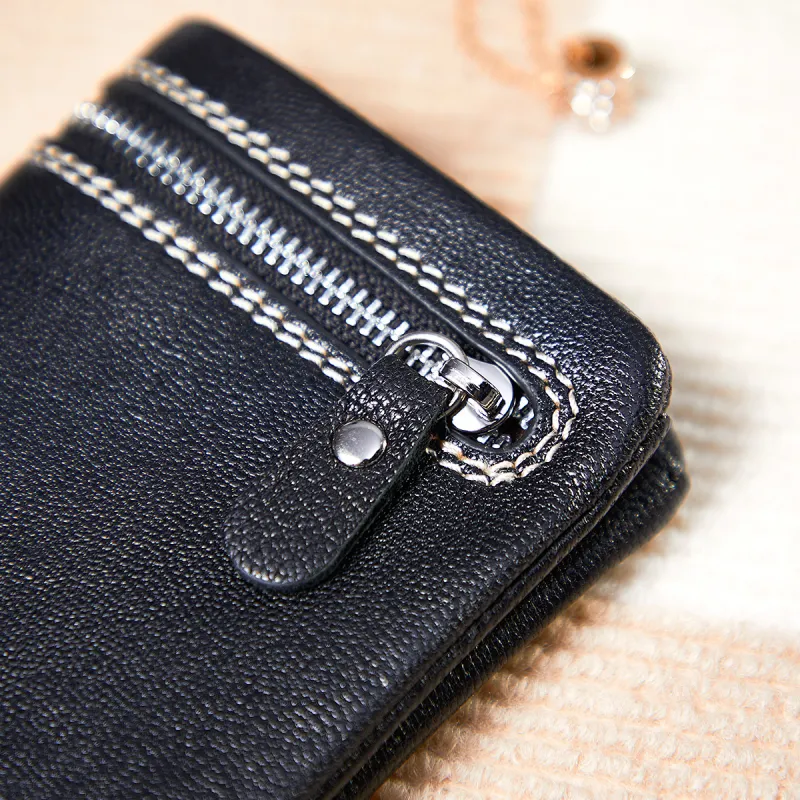 DIFENISE Sheepskin Wallet Women's Multicolor-13