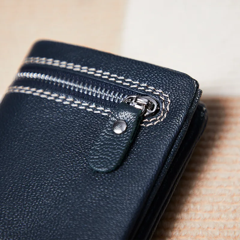 DIFENISE Sheepskin Wallet Women's Multicolor-27