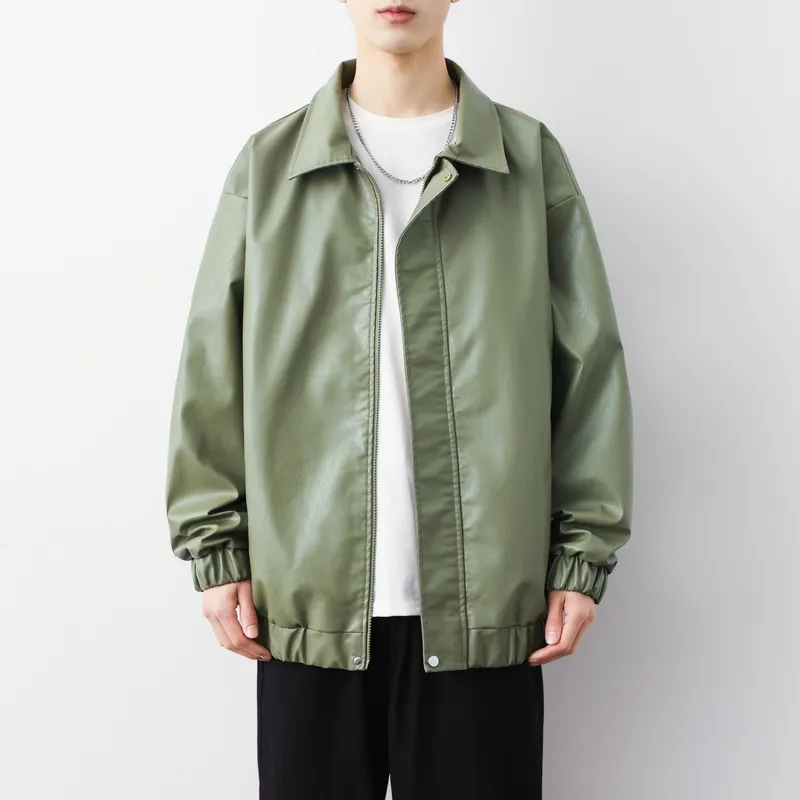 CENPIN Leather Jackets Men-3