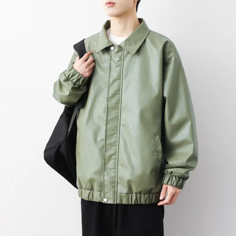 CENPIN Leather Jackets Men-2