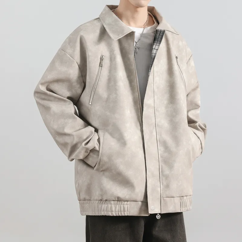 CENPIN Leather Jackets Men-11