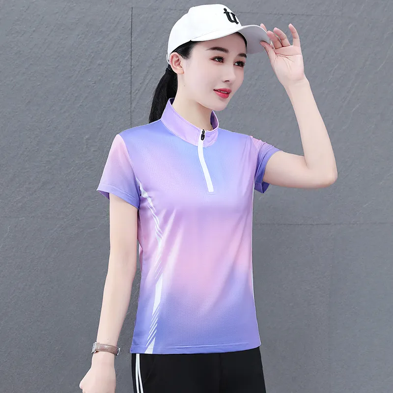CENPIN Polo Shirts Women's-3
