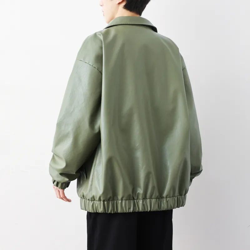 CENPIN Leather Jackets Men-4