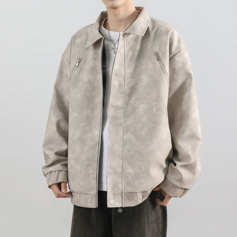 CENPIN Leather Jackets Men-12
