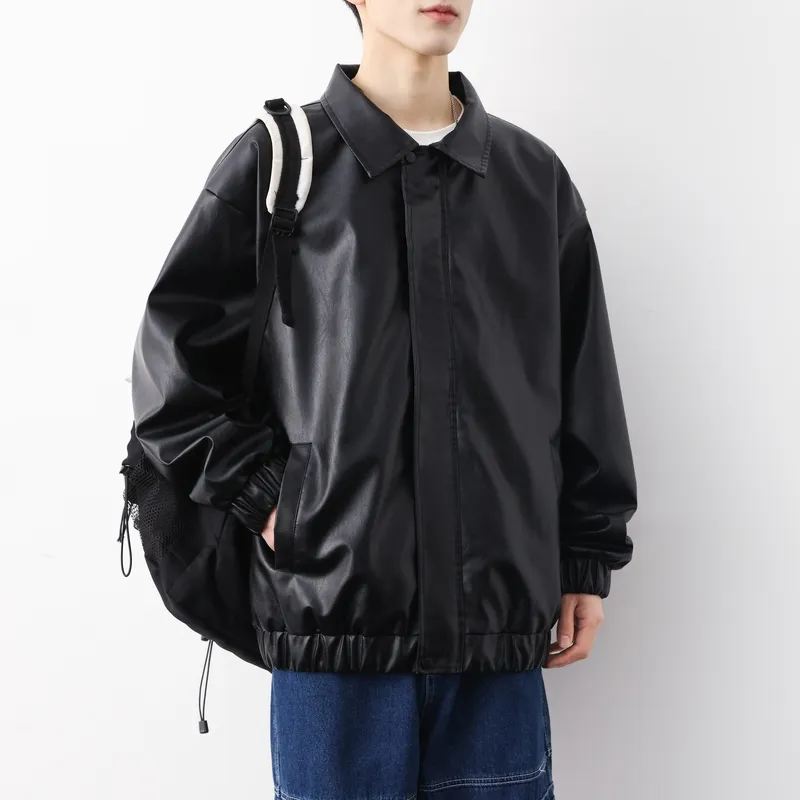 CENPIN Leather Jackets Men-7