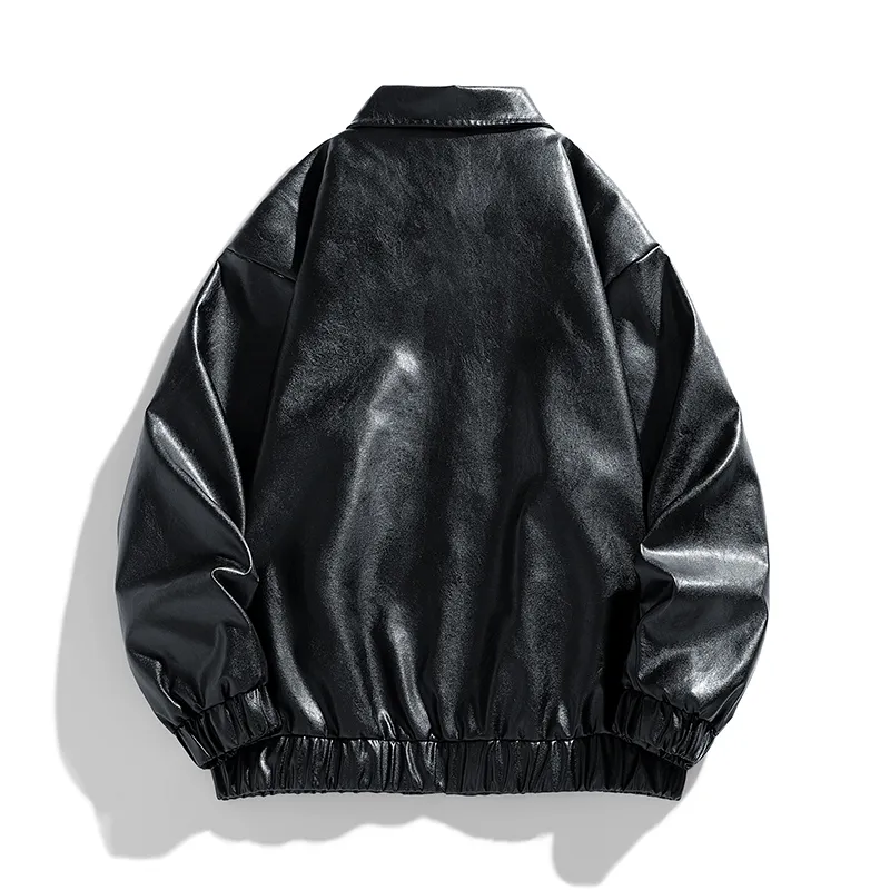 CENPIN Leather Jackets Men-6