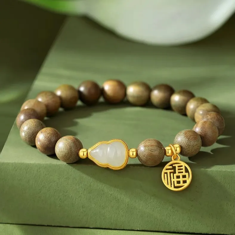 Zhi Yue Green Sandalwood Bracelets Women's-3