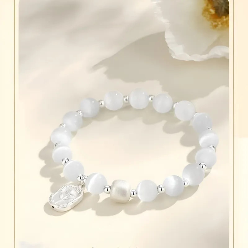 Zhi Yue Cat's Eye Stone Bracelets Women's-4