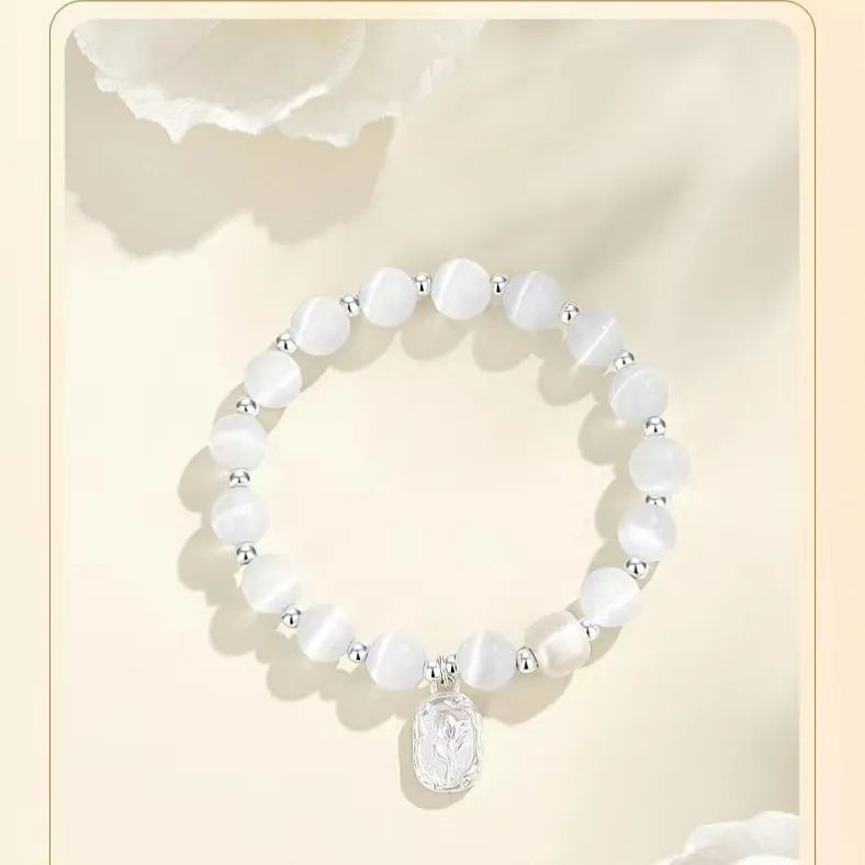 Zhi Yue Cat's Eye Stone Bracelets Women's-1