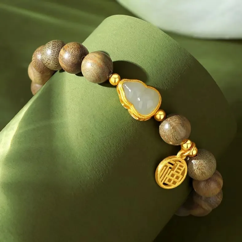 Zhi Yue Green Sandalwood Bracelets Women's-1