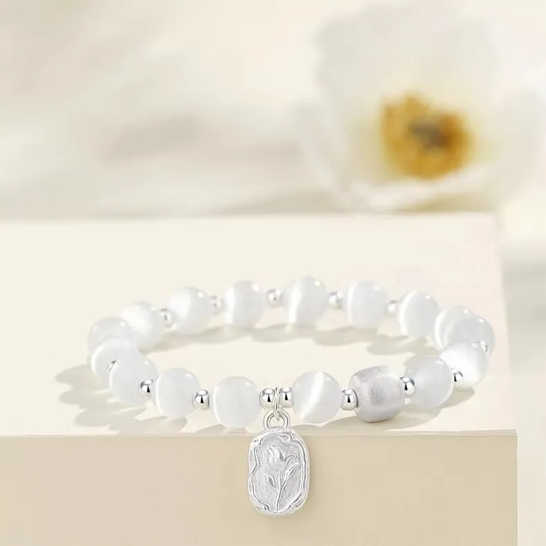Zhi Yue Cat's Eye Stone Bracelets Women's-2