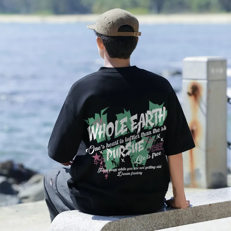 WHOLE EARTH T Shirts Unisex-4