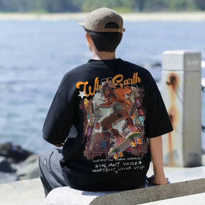 WHOLE EARTH T Shirts Unisex-2