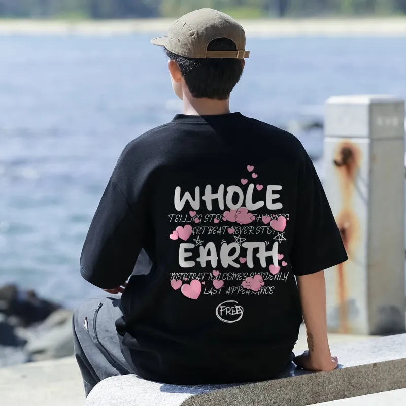 WHOLE EARTH T Shirts Unisex-3