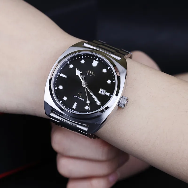 Beijing Voyage Collection Automatic Mechanical Movement Stainless Steel Watchband Watch Men's Watches Silver Dial-13