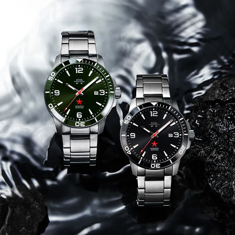 Beijing Voyage Collection Automatic Mechanical Movement Stainless Steel Watchband Watch Men's Watches Black Dial-27